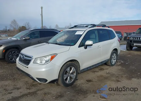 2015 Subaru Forester 2.5I Premium из США, поврежденный, VIN JF2SJADC8FH503254